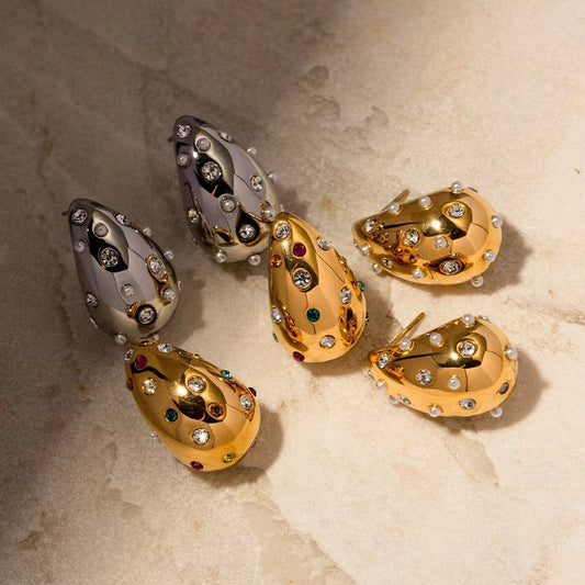 Gems Dome Earrings