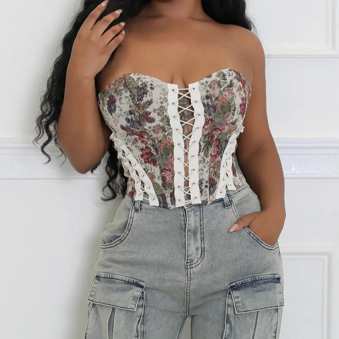 Lace It Corset Top